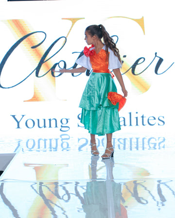 Tropical Bloom Ruffle Set – South Africa Runway Look